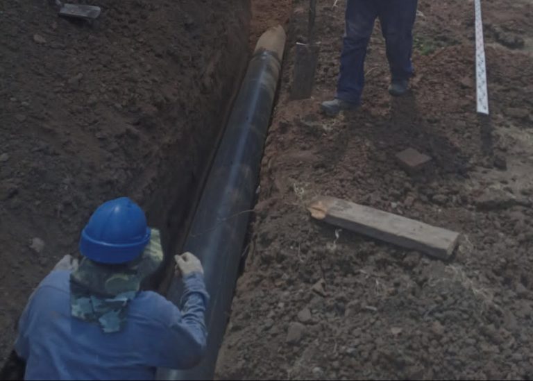 Obras hídricas en el centro de Berazategui