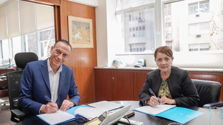 Convenio para pavimentación en Presidente Perón