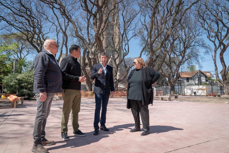 Arrancó la etapa final de las obras de restauración de la Plaza Mitre de San Isidro
