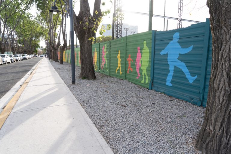 Nuevo mural en el Parque de la Costa