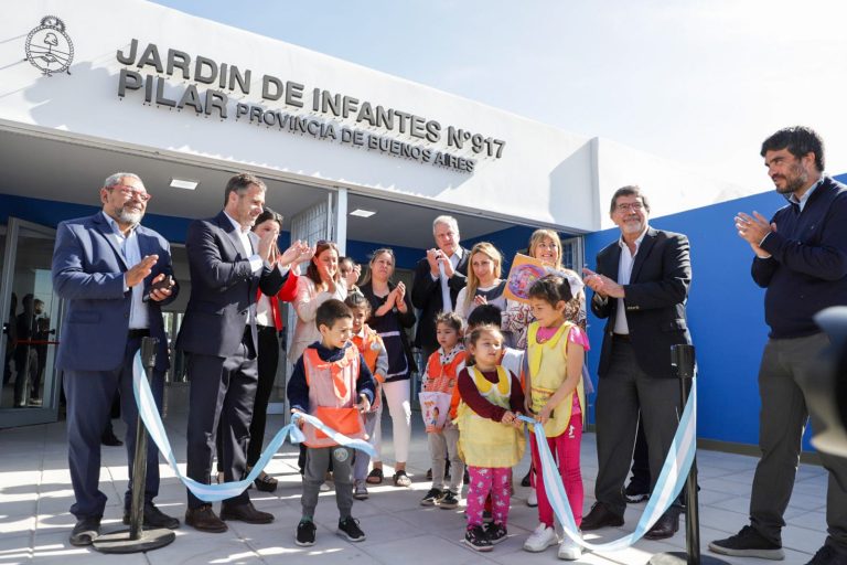 Achával y Perczyk inauguraron un jardín de infantes en Pilar