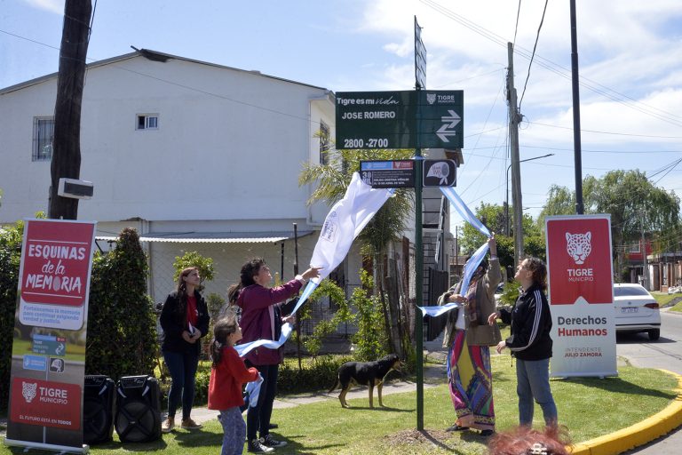 Tigre homenajeó a Nélida Viñales, una vecina de Tigre víctima de la dictadura