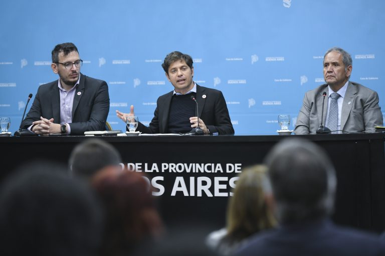Kicillof acusa a la oposición de “oportunista” y pide votar la reforma jubilatoria en el Bapro