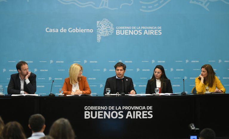 Kicillof lanzó el primer sistema provincial de indicadores con perspectiva de género