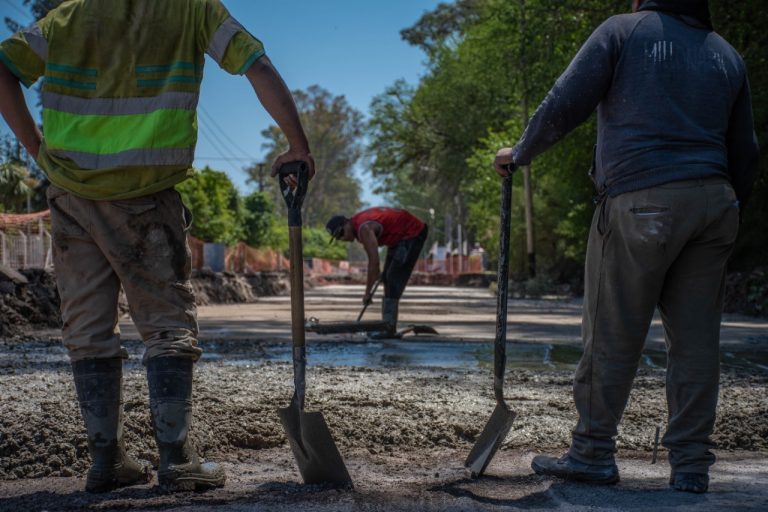 Avanza en Moreno las obras sobre la Avenida Monsegur