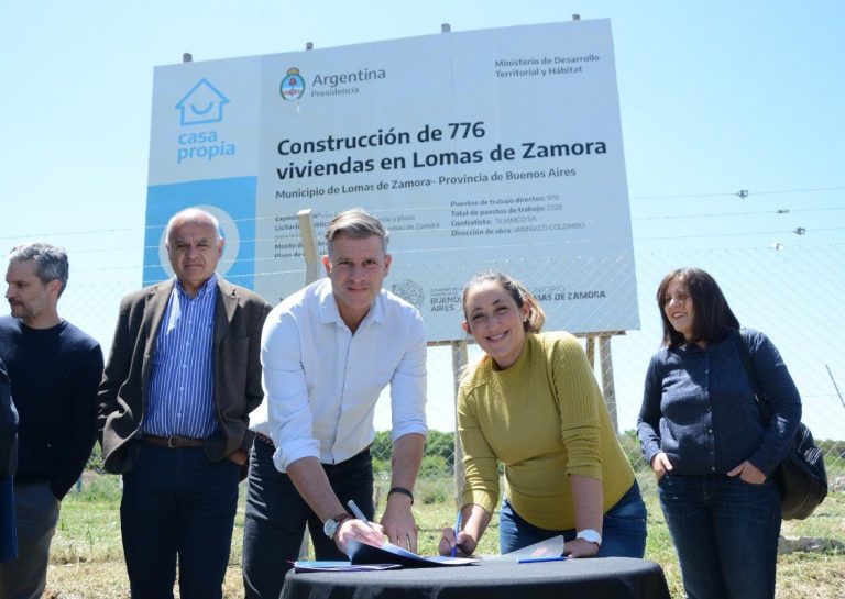 Nación financiará la compra de un terreno en Lomas de Zamora para desarrollo habitacional