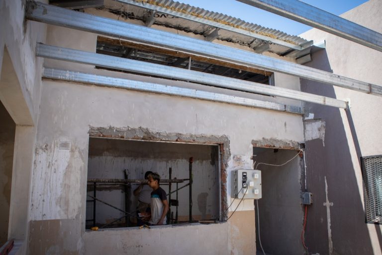 Avanzan obras en el Centro de Tratamiento Infantil en Ezpeleta