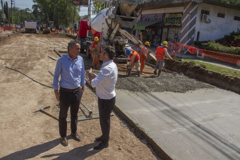 Katopodis dio inicio a las obras en la Ruta Provincial 26 en Pilar