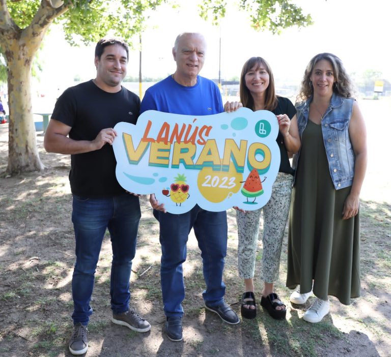 Grindetti lanzó Lanús Verano 2023 para toda la familia