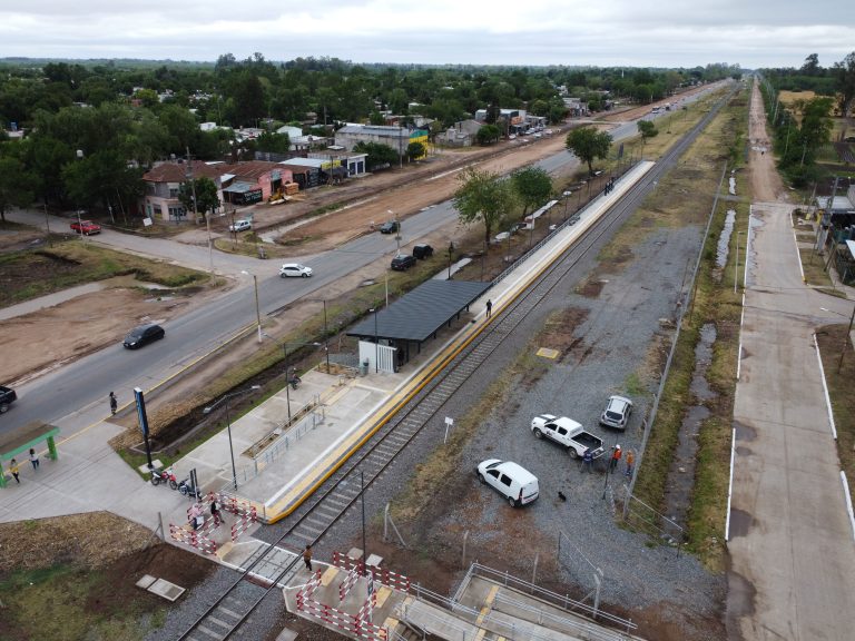 Se inauguró una nueva parada de trenes en Marcos Paz