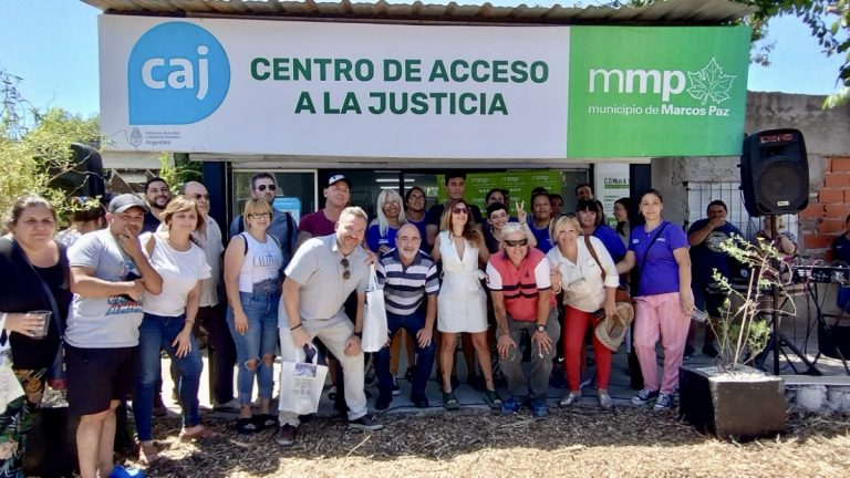 Inauguraron el Centro de Acceso a la Justicia en Marcos Paz