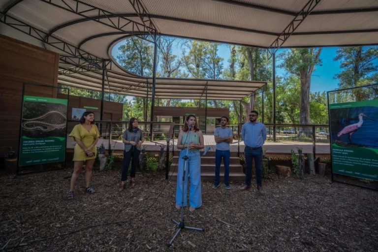 Mariel Fernández inauguró en Los Robles una nueva pileta y un Centro de Interpretación