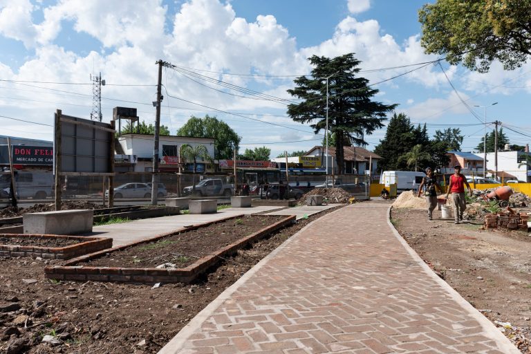 Avanzan en Merlo las obras en el Arco de Pontevedra