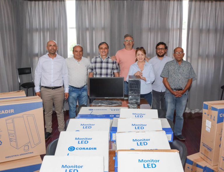 Convenio para equipamiento organizativo en Presidente Perón