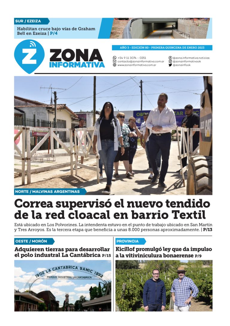 Zona Informativa 1° Quincena de Enero