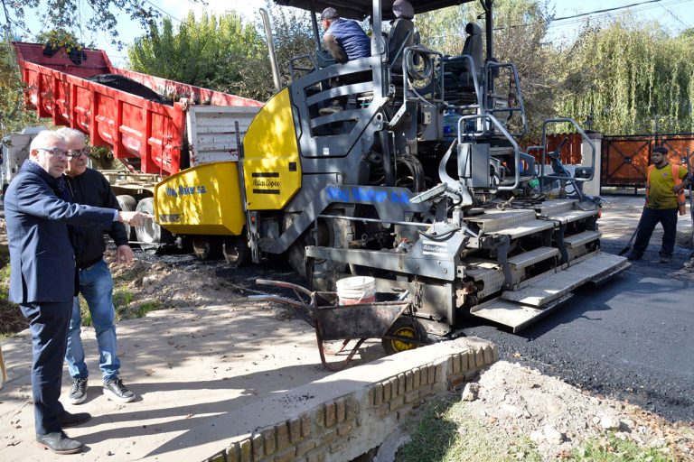 Tigre construyó 420 pavimentos en diversas localidades del distrito