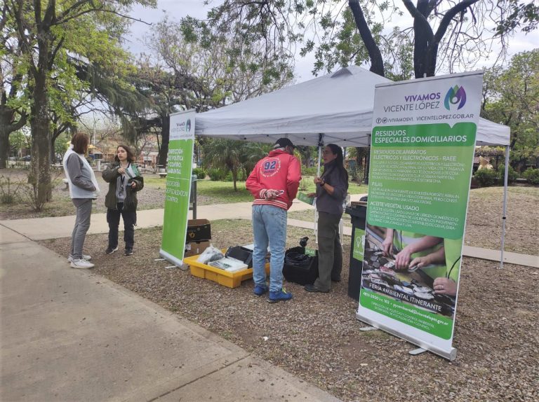 En Vicente López llaman a reciclar residuos electrónicos