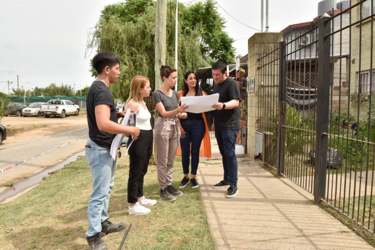 Nardini y Correa recorrieron frentes de obra en Tierras Altas