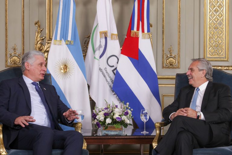 Alberto Fernández se reunió con Miguel Díaz-Canel