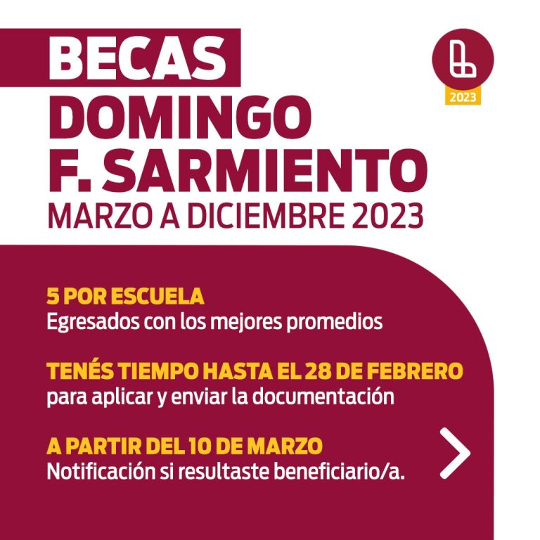 Se lanzaron en Lanús las becas Domingo Faustino Sarmiento