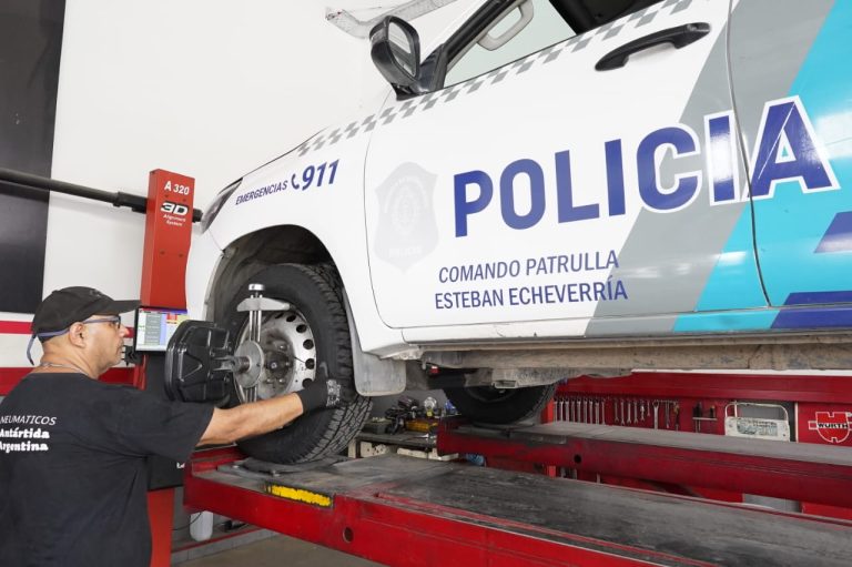 Mejoran móviles policiales en Esteban Echeverría