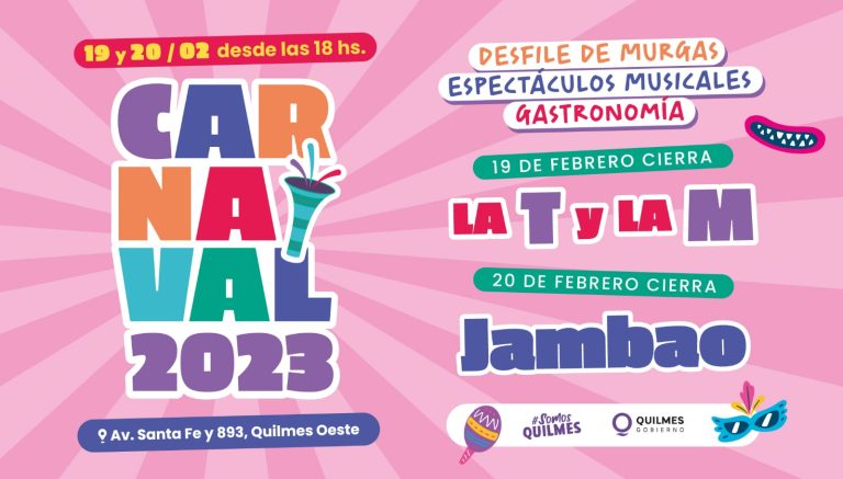 Quilmes tiene todo listo para un gran festejo de Carnaval
