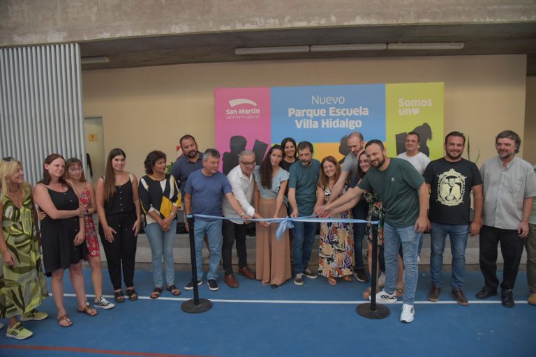 Moreira presentó el nuevo Parque Escuela Villa Hidalgo