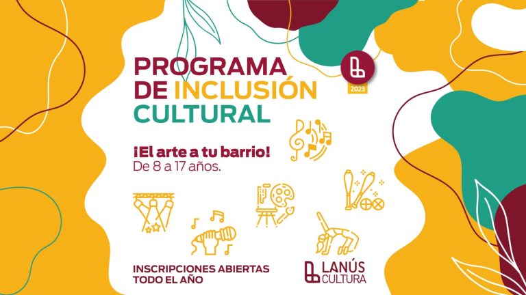 Se lanzó el nuevo programa de Inclusión Cultural en Lanús