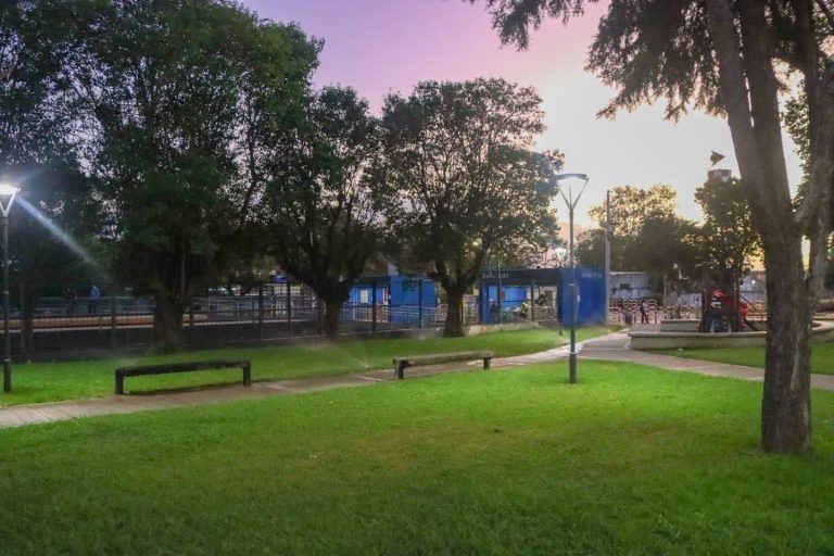 Se consolidó un nuevo espacio verde en la estación Bella Vista