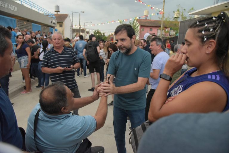 Moreira y Katopodis inauguraron la primera escuela de Barrio Libertador con fondos propios