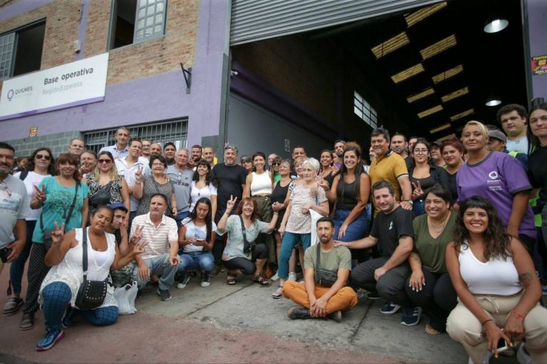 Inauguran base operativa en Ezpeleta