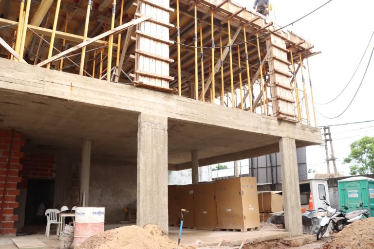 Avanza la obra de las nuevas guardias del Hospital Larcade