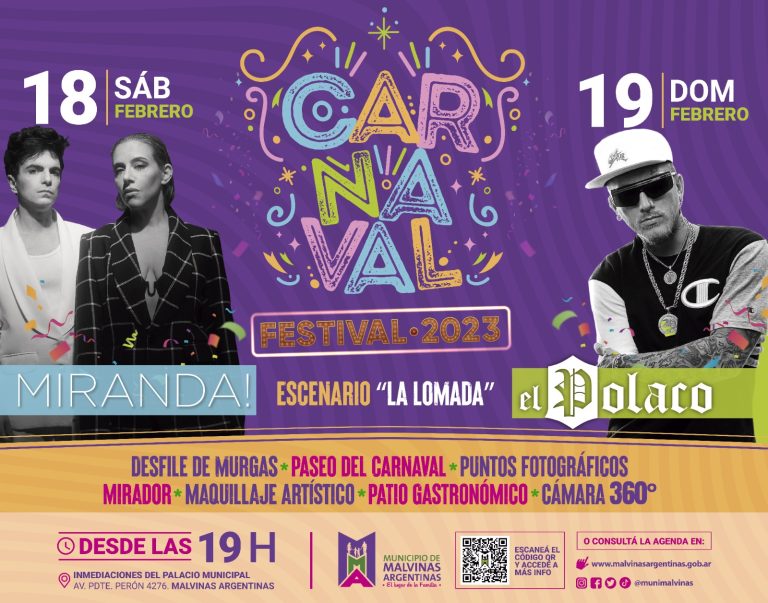 Llega a Malvinas Argentinas el “Carnaval Festival 2023”