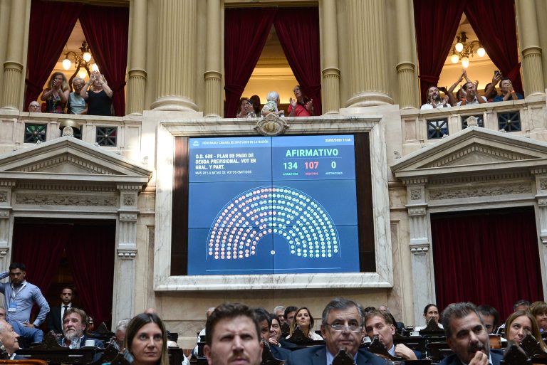 Diputados logró convertir en ley la moratoria previsional