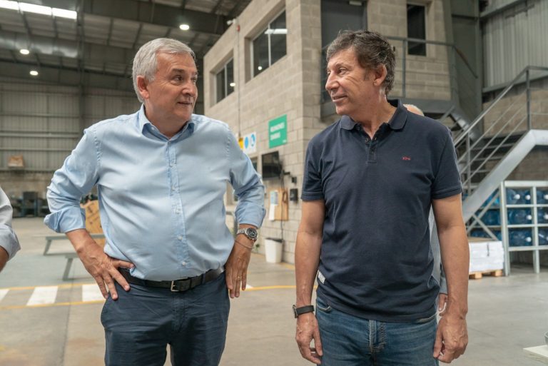 Posse recibió en San Isidro al gobernador Gerardo Morales