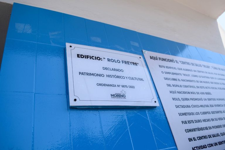 Señalizaron al edificio Rolo Freyre como Patrimonio Histórico y Cultural de Moreno