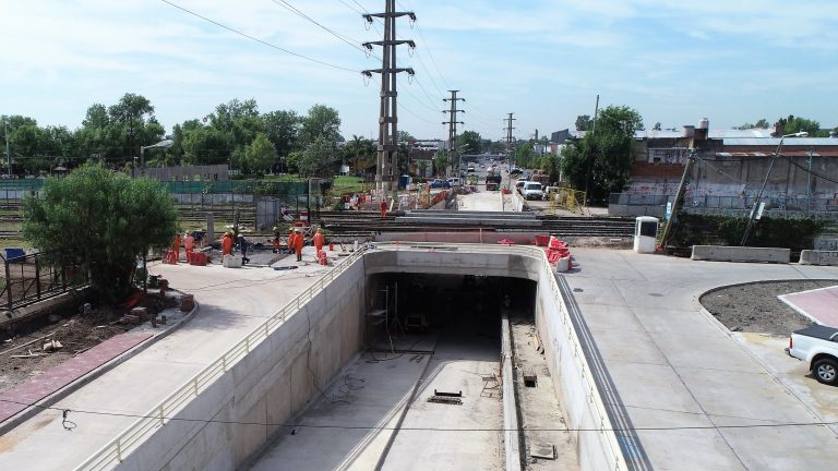 Entran en la etapa final las obras del bajo nivel de San Fernando
