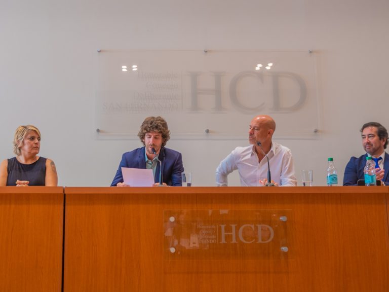 Andreotti abrió el período de sesiones 2023 del Concejo Deliberante de San Fernando