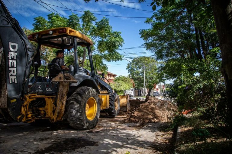 Trabajos de bacheo en Quilmes