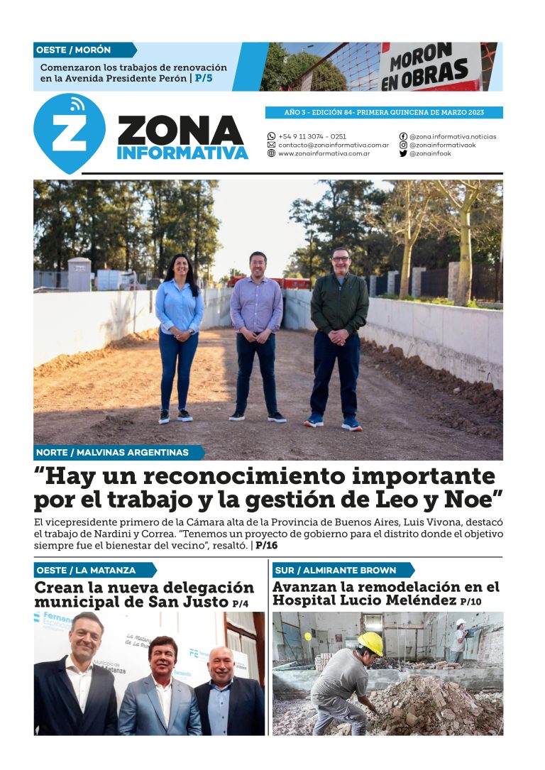 Zona Informativa 1° Quincena de Marzo