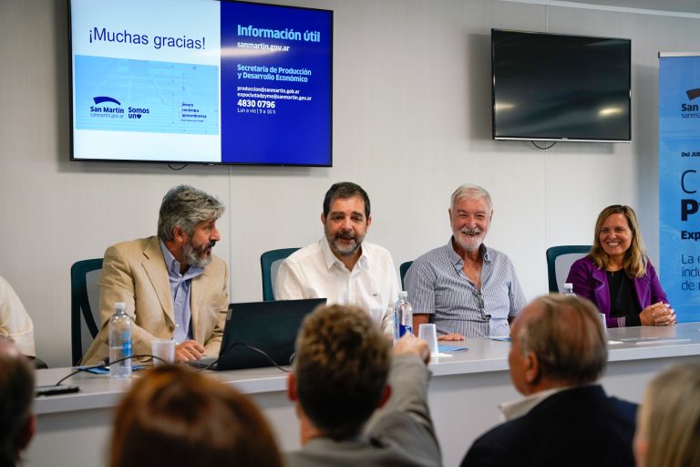 Moreira presentó en San Martín la Expo Ciudad PyME 2023