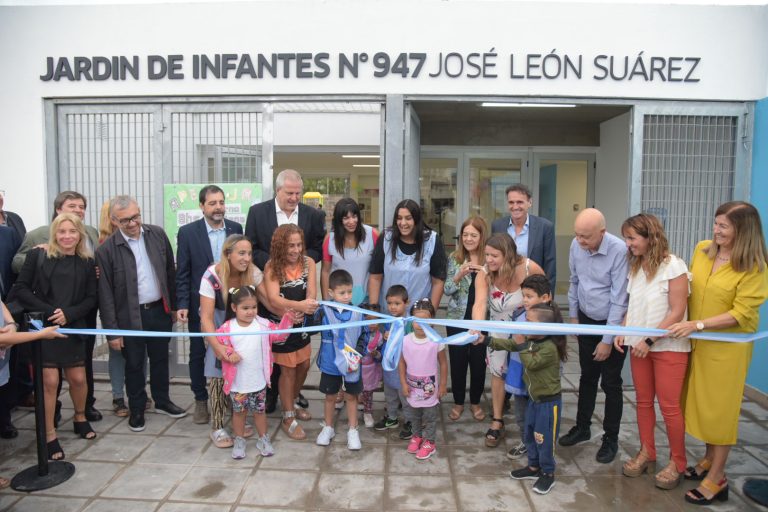 Se inauguró en San Martín el nuevo Jardín de Infantes 947