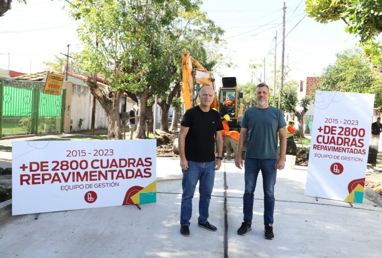 Lanús llegará este año a más de 2.800 calles repavimentadas