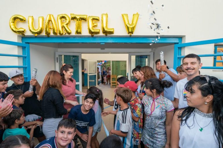 Mariel Fernández reinauguró la Casa Joven de Cuartel V