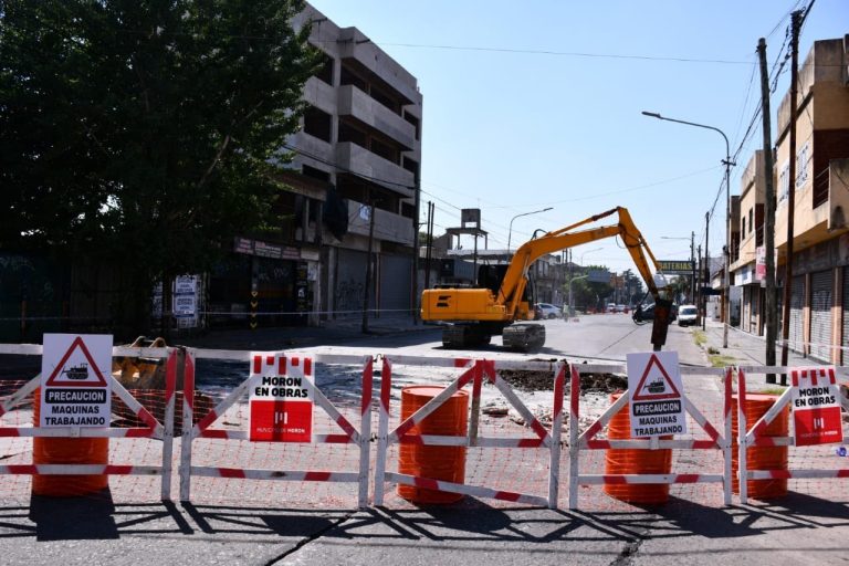 Comenzaron en Morón las obras de la Avenida Presidente Perón
