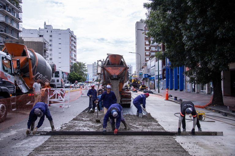 Avanza la repavimentación de la Avenida Santa Fe en San Isidro