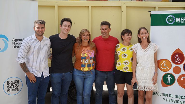 Vecinos de Merlo recibieron sus certificados de discapacidad