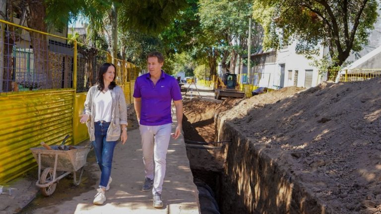 En Vicente López continúa el avance del Plan de Obras para prevenir inundaciones