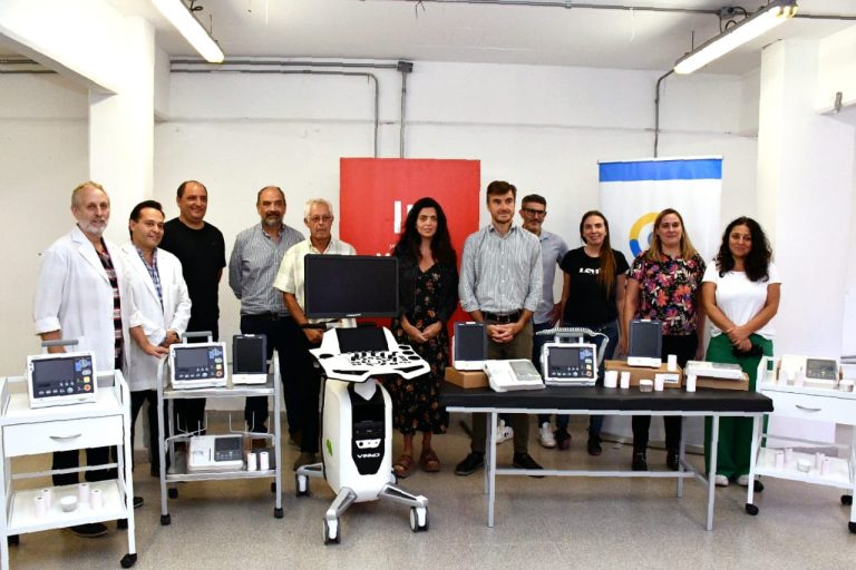 Ghi y Volnovich entregaron equipamiento médico para el Hospital Municipal de Morón