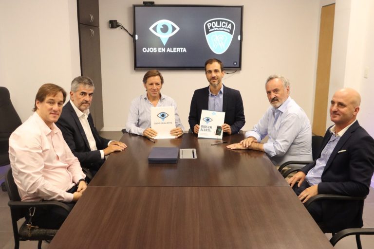 San Miguel firmó convenio para que Ojos en Alerta llegue a Junín